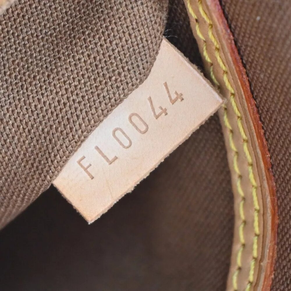 LOUIS VUITTON LV Logo Alma Hand Bag Monogram Leather Brown France M51130 79EA910 - Picture 14 of 15